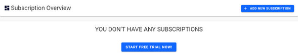 Add New Subscription